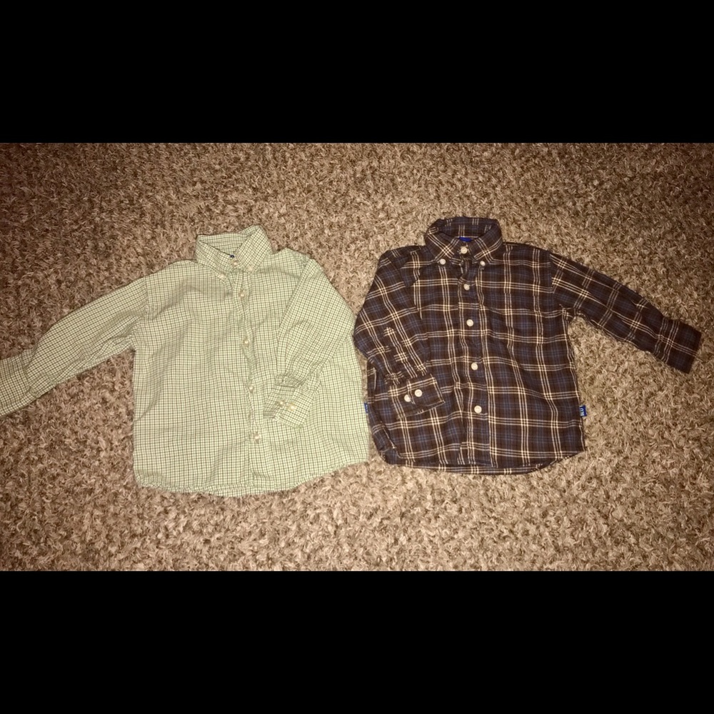 Boy long sleeve button down